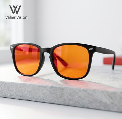 Velara Gafas Unisex Lentes Rojos Anti-Luz Azul